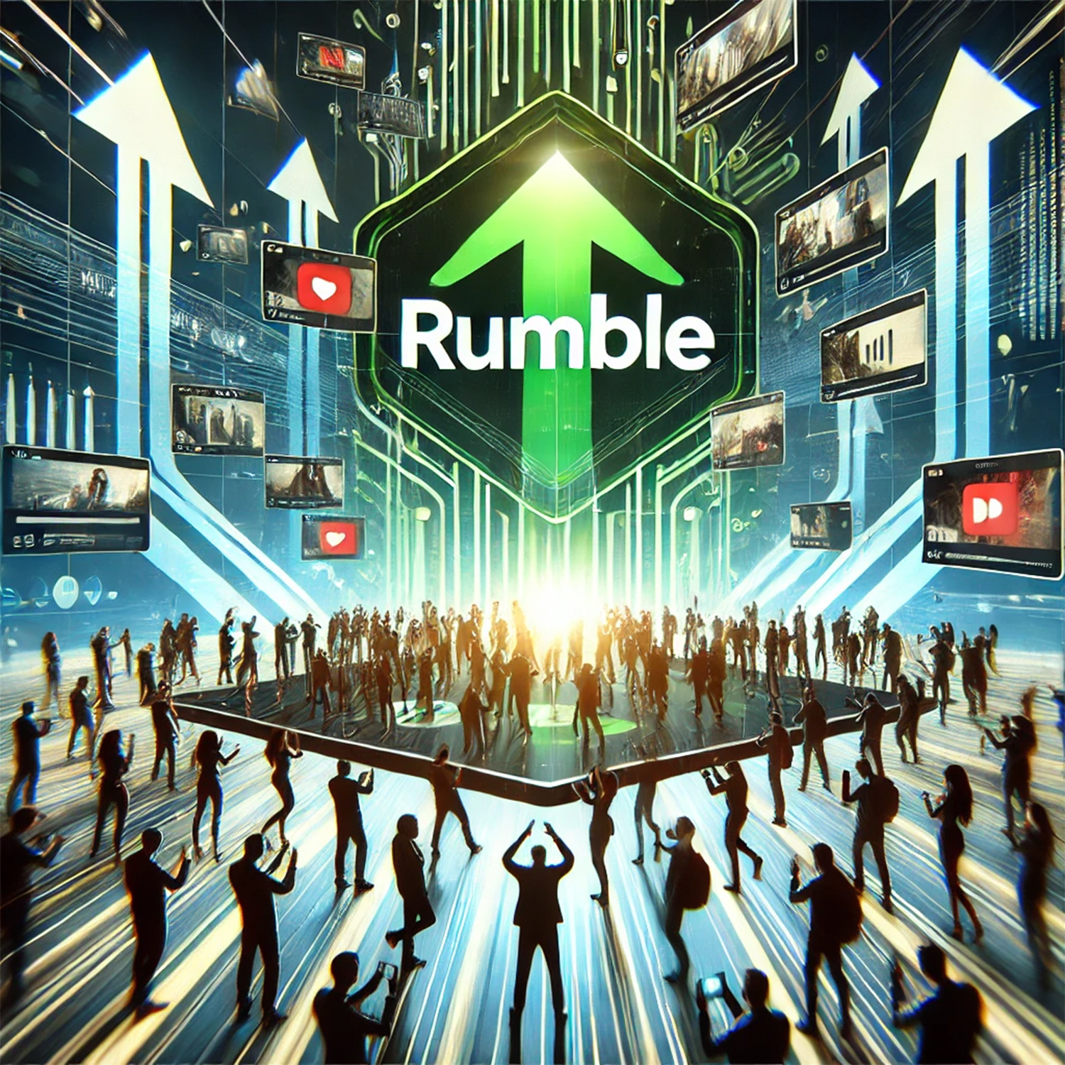 Rumble application rising platform for video sharing